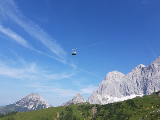 kabinka na Dachstein