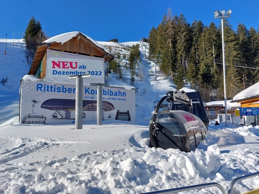 nová lanovka na Rittisberg už od prosince 2022